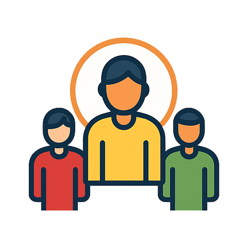 Icon representing inclusivity and shared academic responsibility.
