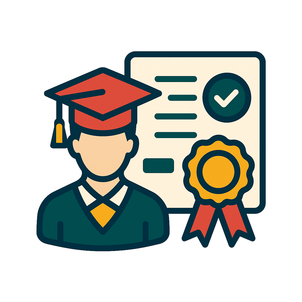 Icon representing structured guidance, inspired by UKCGE's Good Supervisory Practice Framework.