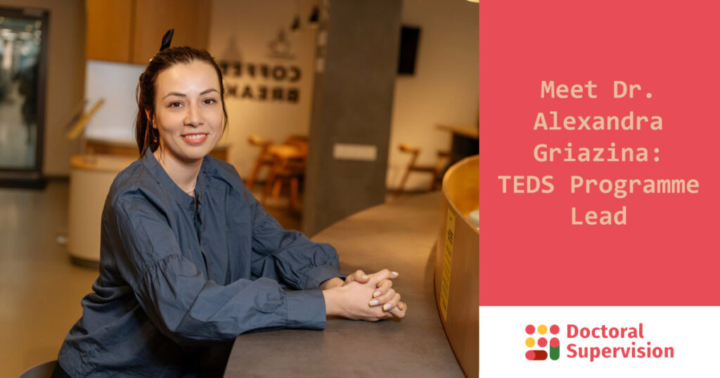 Alexandra Griazina, doctoral researcher and lecturer in business and management education