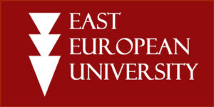 Logo of East European University (EEU), TEDS partner institution in doctoral supervision development in Georgia.